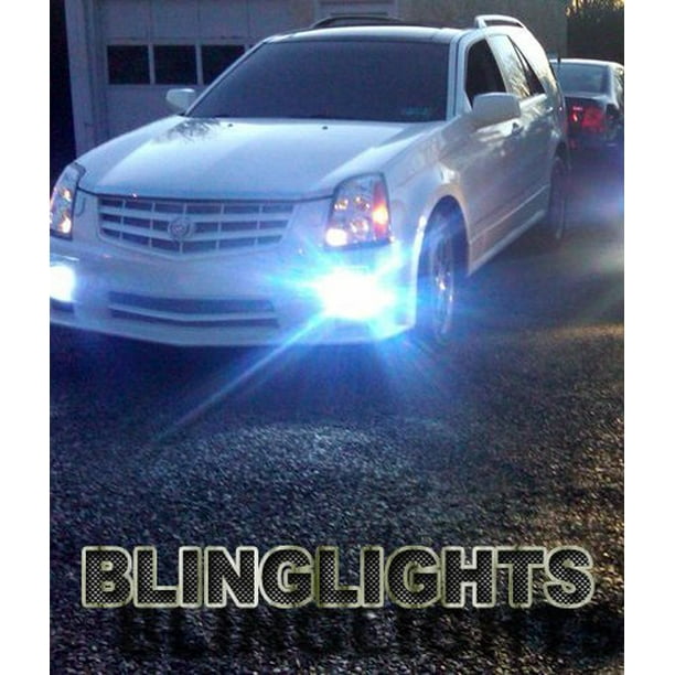 Cool Blue/White H11 Xenon Low Beam Headlights Fits 2010-2014 Cadillac SRX